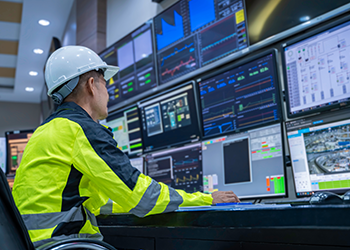 Controls technician monitoring system performance